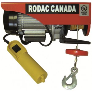 Palan électrique 110 volts - 2,000 lb