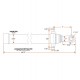 Cylindre hydraulique 120" - 12 tonnes